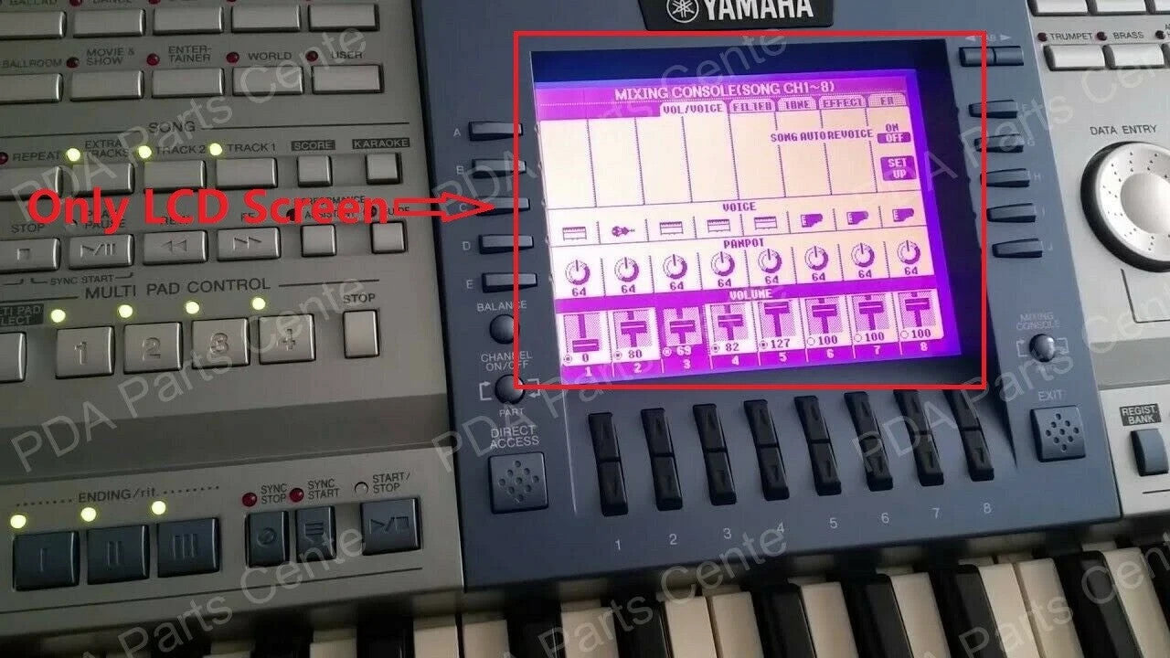 Compatible LCD Display Screen for YAMAHA PSR-1500 PSR1500 Keyboard