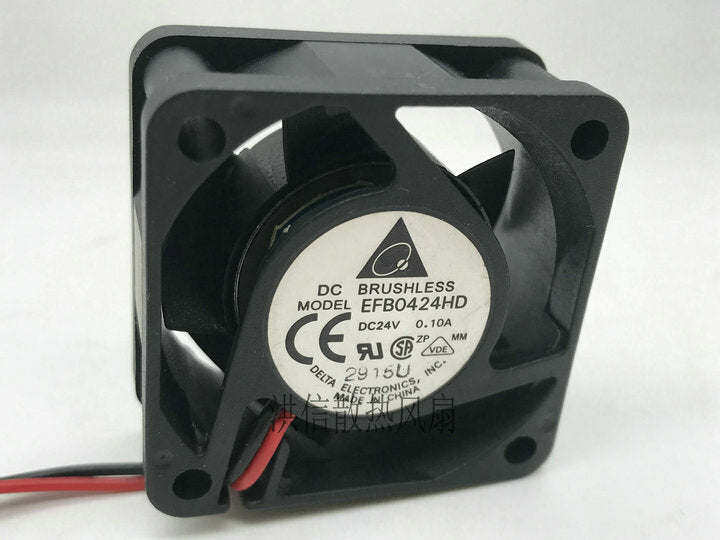 Delta EFB0424HD DC24V 0.10A 4CM 4020 inverter cooling fan