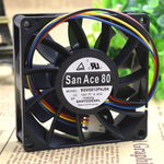 San Ace 9GV0812P4J04 80x80x25mm DC 12V 0.47A 4 Pin Chassis Cooling Fan
