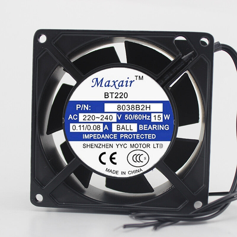 MAXAIR BT220 8038B2HL 220-240V 80*80*38 15W 0.11A