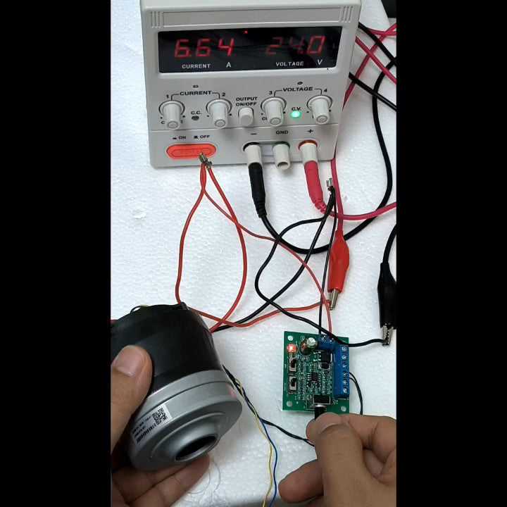 65MM DC24V High Speed DC Brushless Fan Vacuum Cleaner Motor+ speed control board
