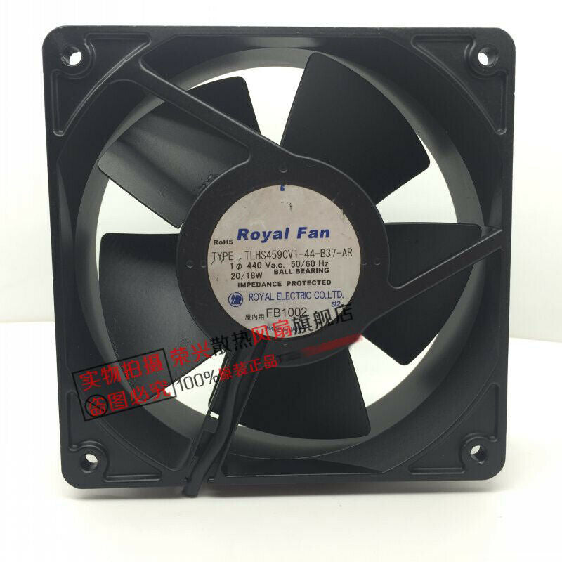 Cooling Fan For Royal Fan 12038 TYPE TLHS459CV1-44-B37-AR 440V 20W All Metal Fan