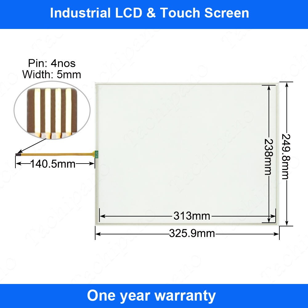 6AV6545-0DB10-0AX0 Touch Screen for 6AV6 545-0DB10-0AX0 MP370 15 with Overlay