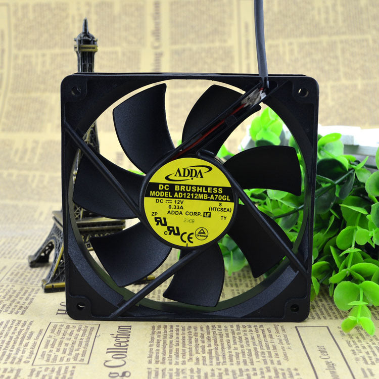 ADDA 12025 AD1212MB-A70GL 12V 0.33A 2pin