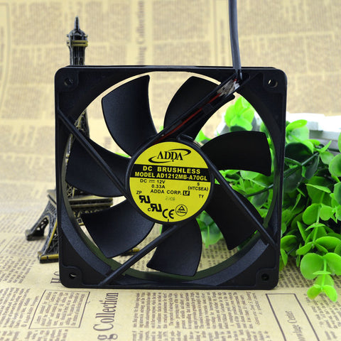 ADDA 12025 AD1212MB-A70GL 12V 0.33A 2pin