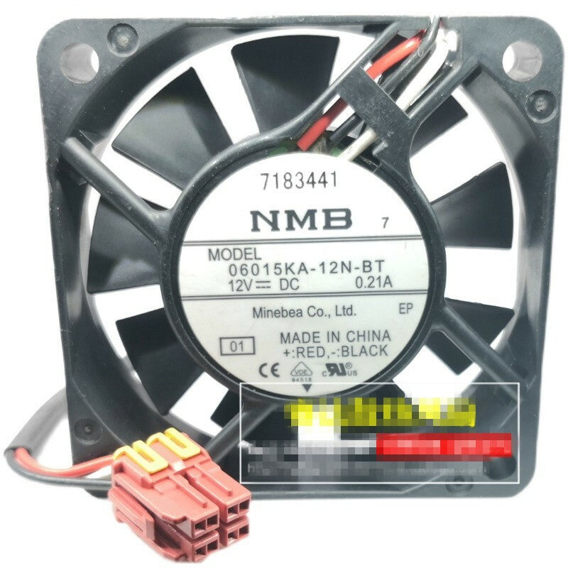 NMB 06015KA-12N-BT 6015 12V 0.21A cooling fan