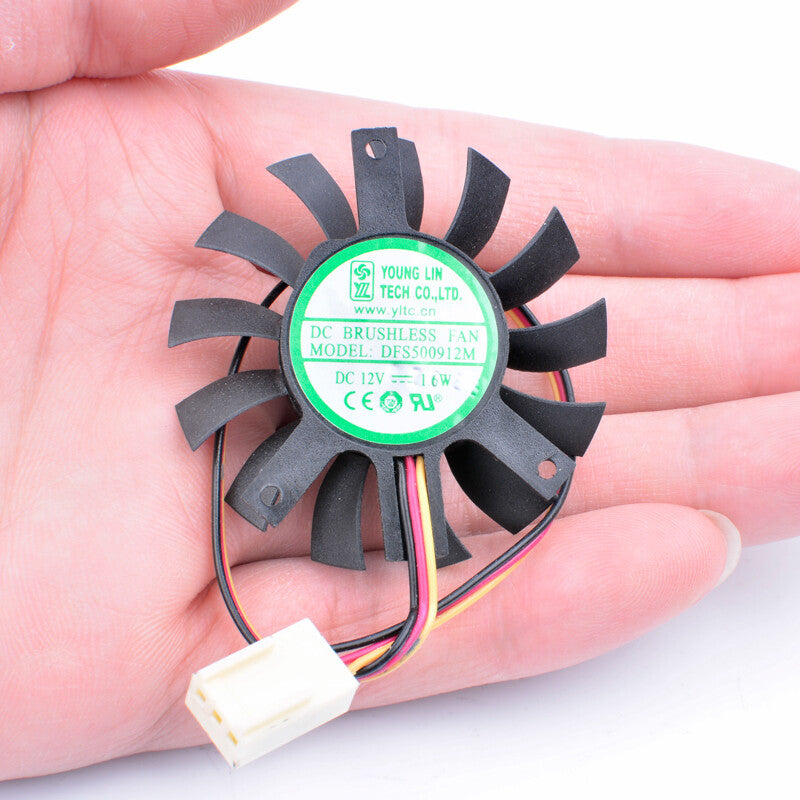 1pcs DFS500912M advertising player karaoke player cooling fan leaf width 4.5 cm