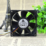 Delta AUB0812VH 80*80*25mm 12V 0.41A 4-pin pwm Cooling Fan