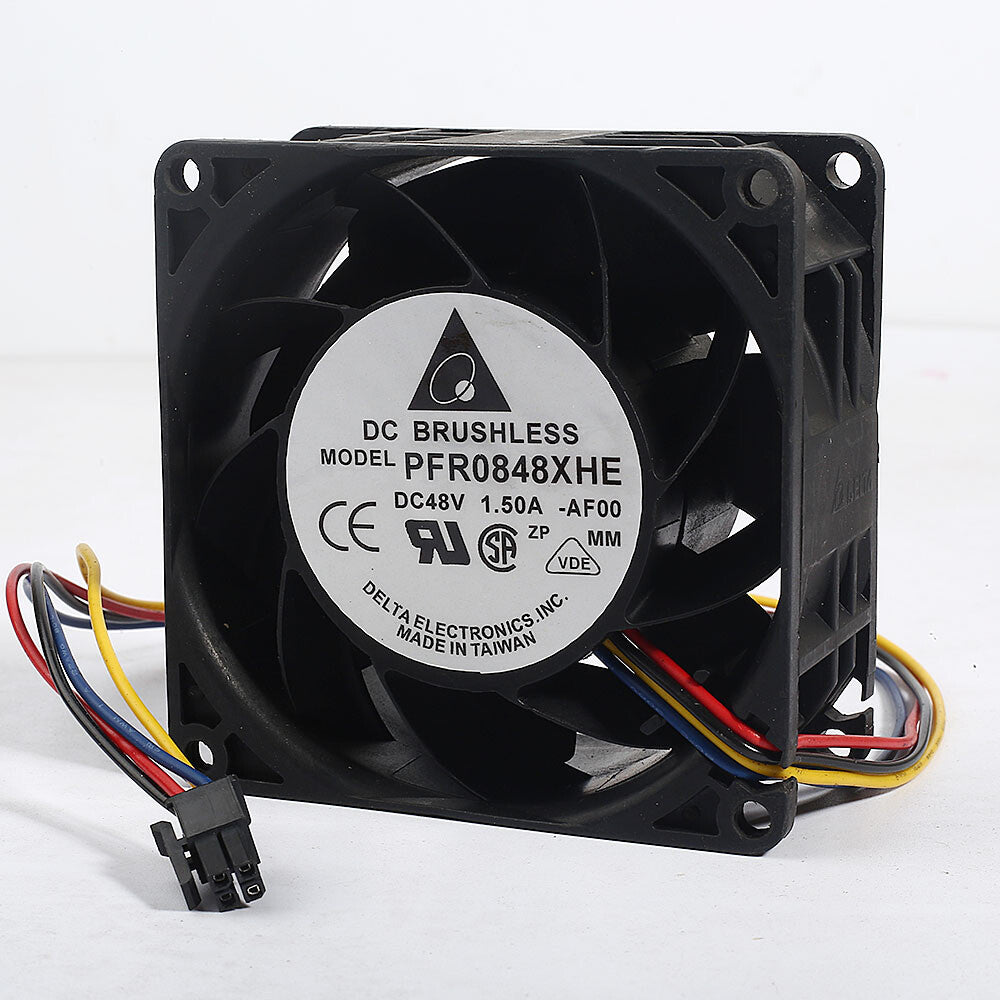 1PC Delta 8038 PFR0848XHE DC48V 1.50A 4-wire 8CM large volume cooling fan