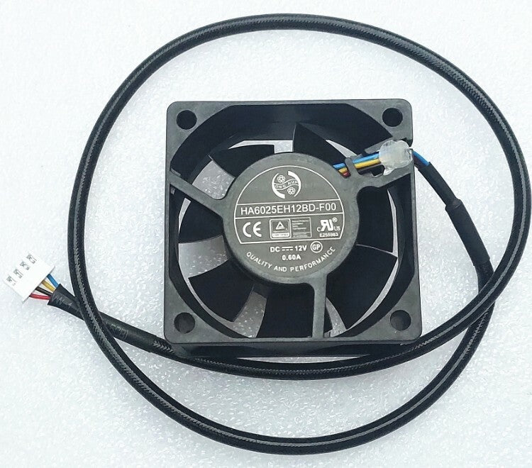 ONG HUA HA6025EH12BD DC12V 0.60A 60*60*25MM 6CM 4Pin Cooling Fan