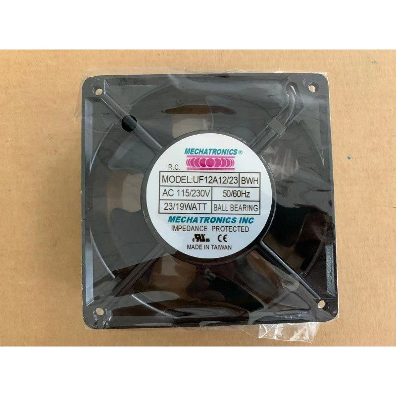 NEW MECHATRONIC Fan UF12A12/23 BWH AC 115/230V 23/19W 2-Pin 12038 12CM Axial fan