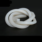 5mm x 5mm/10mm/15mm/20mm/30mm Solid Silicone Rubber Sealing Strip Weatherstrip