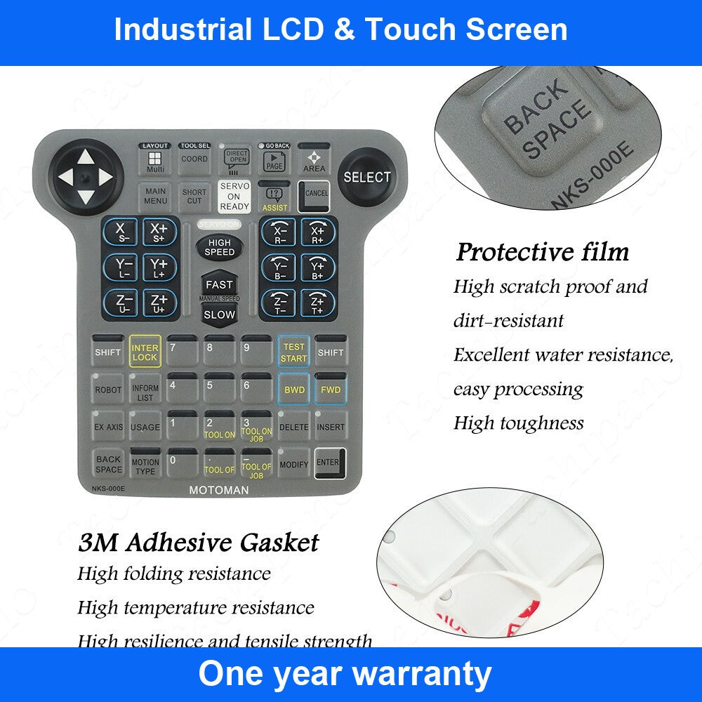 Plastic Case Cover for Yaskawa NX100 JZRCR-NPP01B-1 +Touch Screen +Film +Display