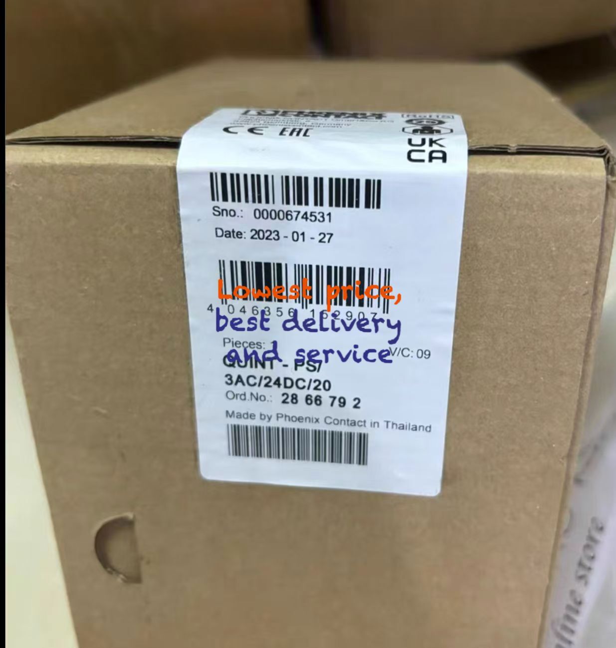 New Sealed Box PHOENIX CONTACT QUINT- PS /3AC/24DC/20 2866792 Power Supply Unit#