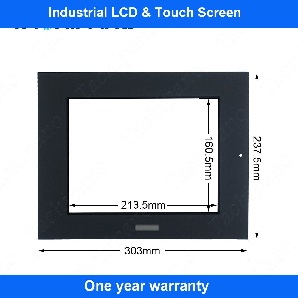 New for DMC-T2933S1 DMC T2933S1 Touch Screen Glass Panel with Front Overlay