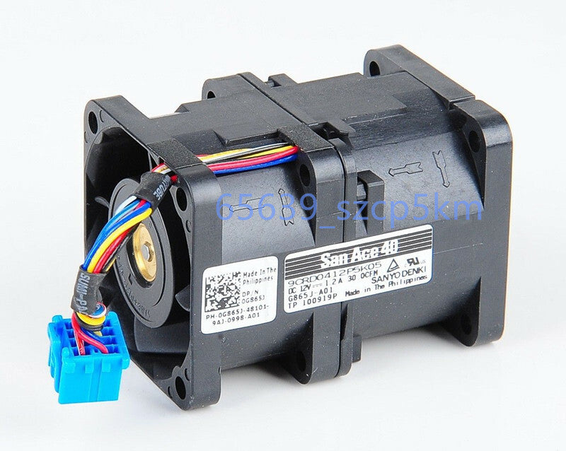 Sanyo 9CRD0412P5K05 12V 1.2A 8Pin For DELL G865J G435M R410 R310 Server Fan
