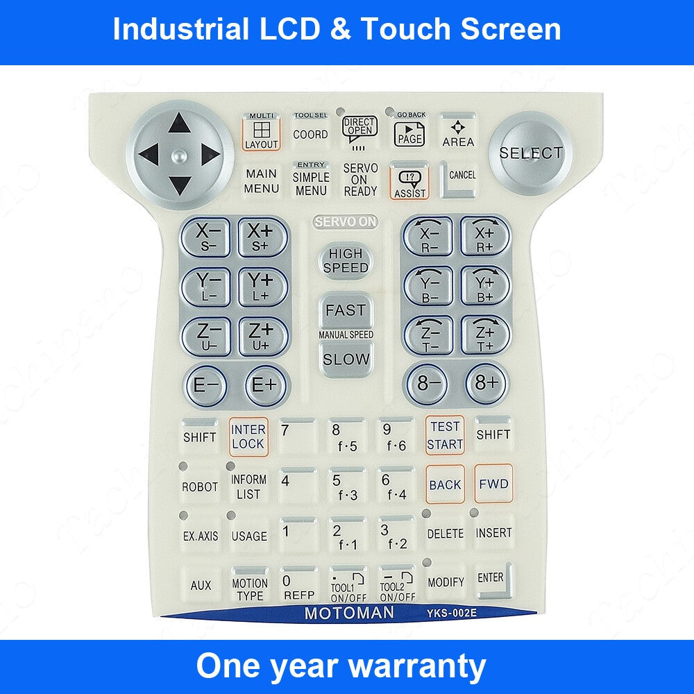 Protective Film for Yaskawa DX100 JZRCR-YPP11-1 Robot Teach Pendant Membrane