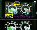 R34 GTR MFD screen LCD Genuine For Nissan Skyline S1 99-20 car Display parts