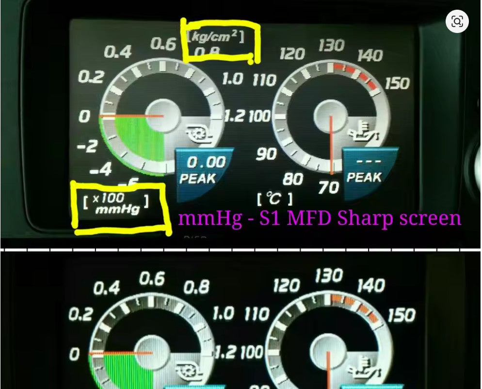 R34 GTR MFD screen LCD Genuine For Nissan Skyline S1 99-20 car Display parts