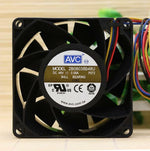 1pcs AVC 2B08038B48U 8038 CC 48V 0.58A 8cm 4 pin PWM