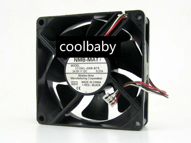 NMB 3110KL-09W-B75 Graphics card cooling fan DC24.5V 0.21A 4Pi n