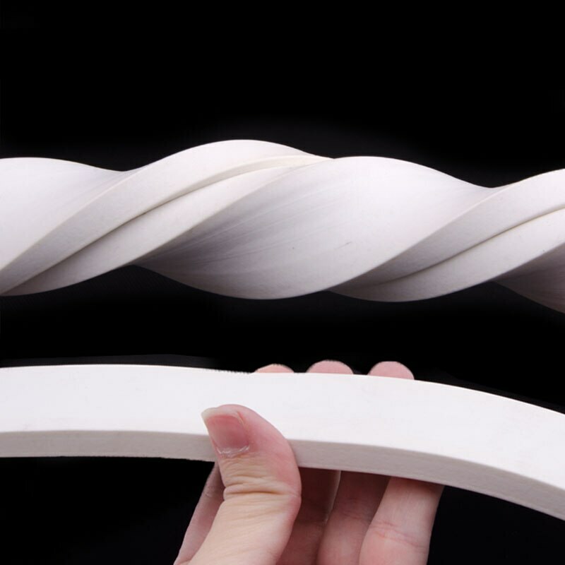 White Foam Weather Sponge Rubber Strip Seal For Doors Windows square 8 - 20mm
