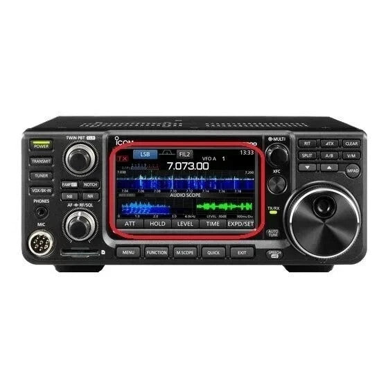 ICOM IC7300 R8600 9700 705 LCD Screen Replacement Resolve 'Zebra Stripes' Issue