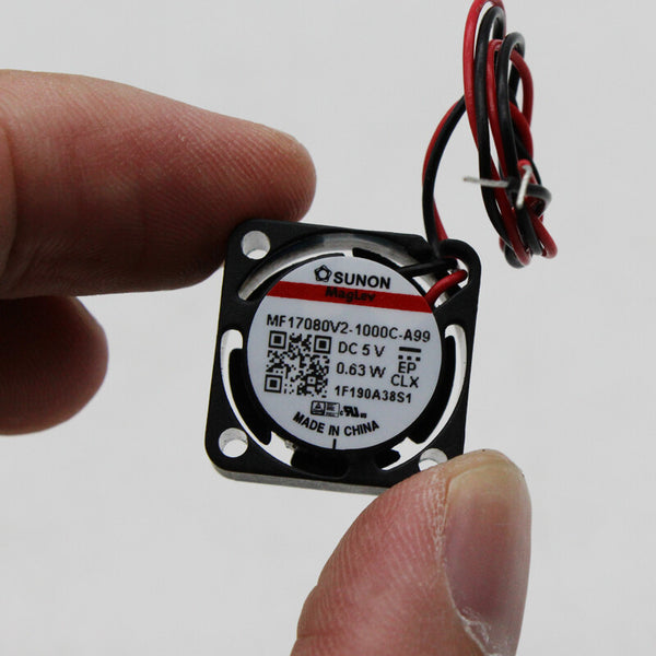 2pcs MF17080V2-1000C-A99 For Sunon 1708 5V 1.7cm 17mm Microchip Cooling USB Fan