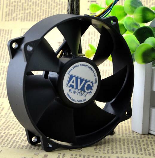 AVC 90*90*25 9CM DA09025T12U 12V 0.7A CPU computer case big wind PWM 4pin fan