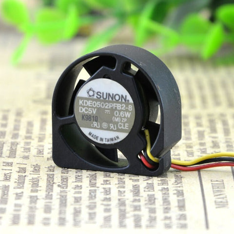 SUNON KDE0502PFB2-8 5V 0.6W 2510 HARD DISK ROUTER FAN 3wires