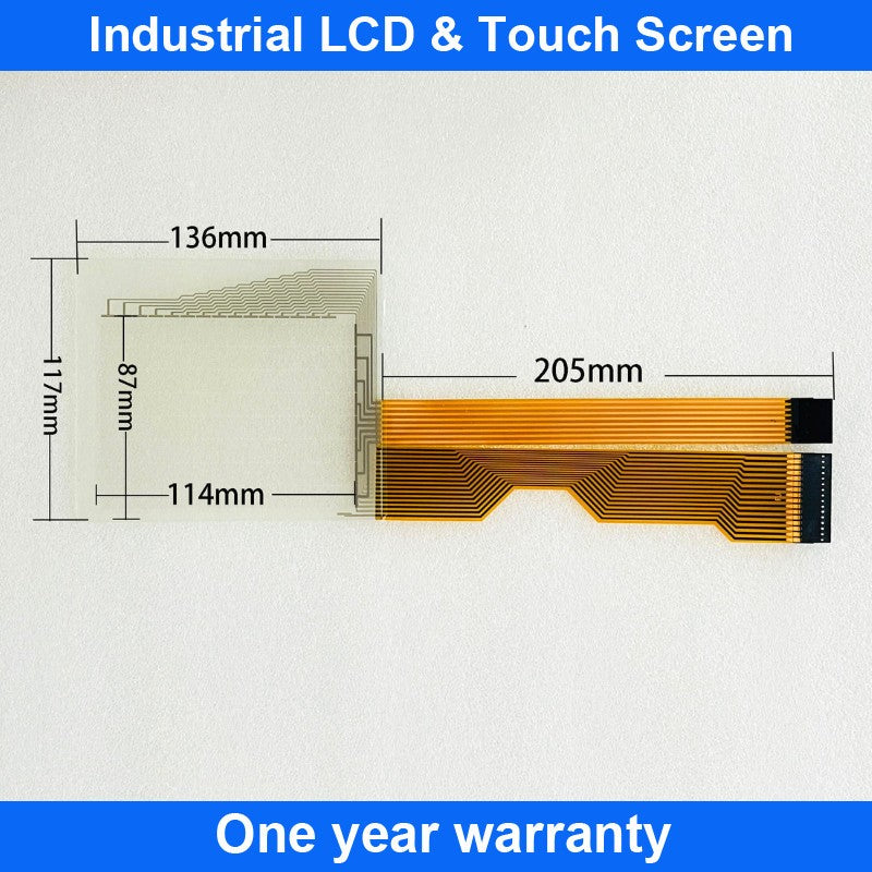 Touch Screen Panel Glass PanelView 600 2711-B6C16 2711-B6C16L1 + Keypad Keyboard
