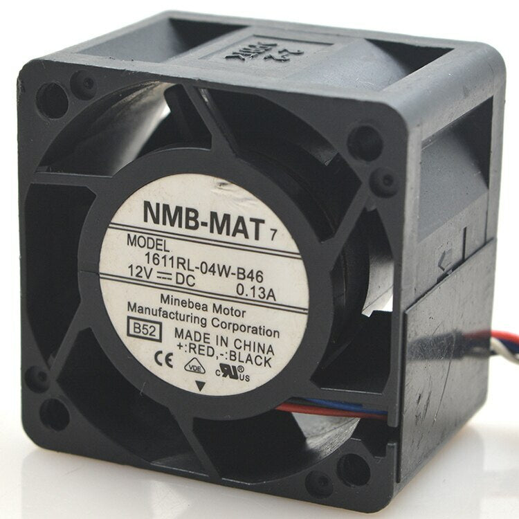 1611RL-04W-B46 For NMB 40X28mm DC 12V 0.13A 4cm 4028 Server cooling Fan