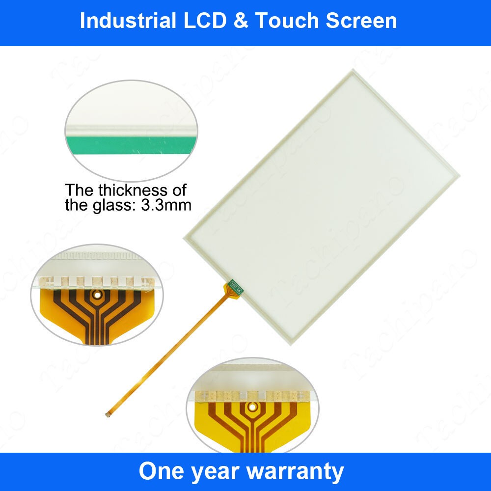 2711P-T12W22D9P-B Touch Screen Panel Glass for 2711P-T12W22D9P B SER B + Overlay