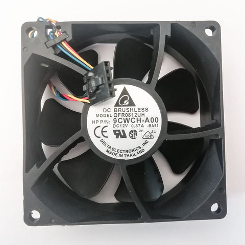 1PC DELTA QFR0812UH 9CWCH-A00 8CM 12V 0.87A 4-wire PWM cooling fan