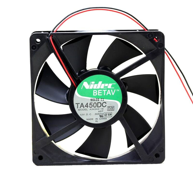 3pcs Nidec 120x25mm TA450DC A34344-16 0.30A DC12V 2line Double Ball Cooling Fan