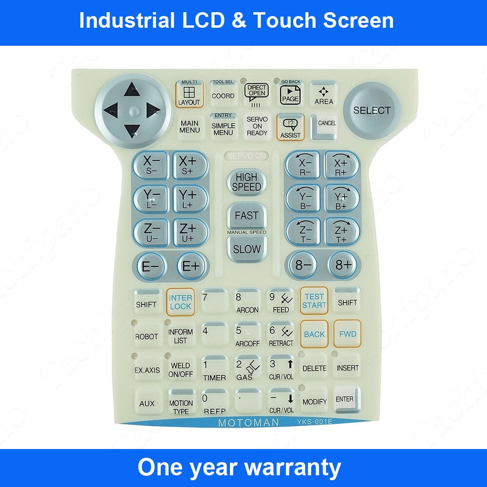 Protective Film for Yaskawa DX100 JZRCR-YPP11-1 Robot Teach Pendant Membrane