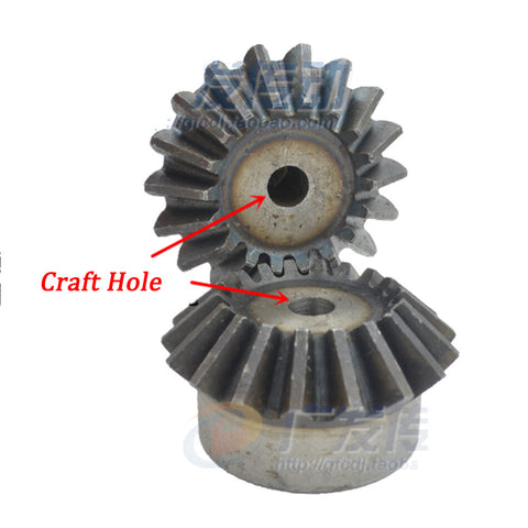 1 Mod Bevel Gear 1:1 15-30 Tooth Transmission Gears Bevel Teeth 90° 45# Steel