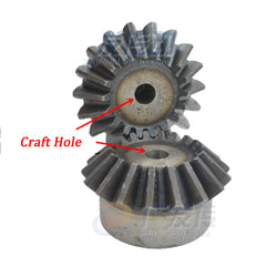 1 Mod Bevel Gear 1:1 15-30 Tooth Transmission Gears Bevel Teeth 90° 45# Steel