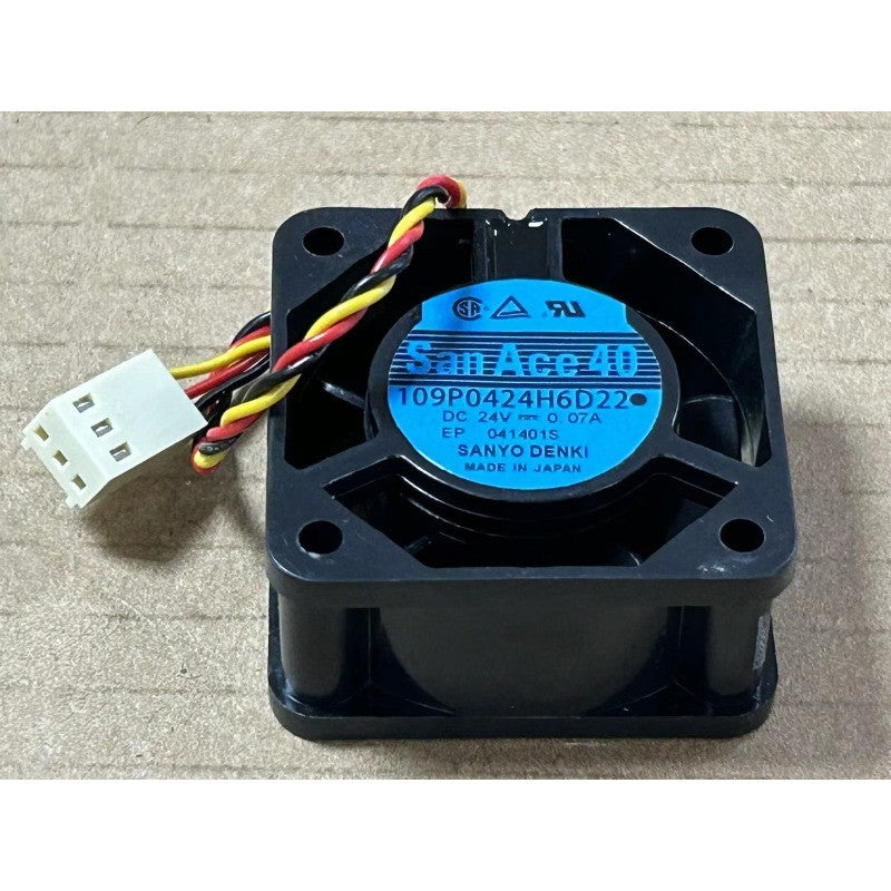 for SANYO 109P0424H6D22 Inverter Cooling fan For Fanuc DC24V 0.07A 4CM 3pin