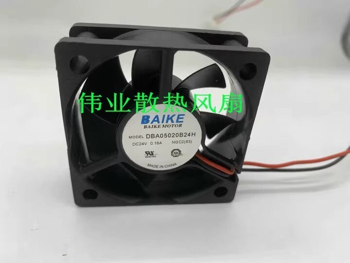 BAIKE DBA05020B24H 24V 0.18A 5CM 5020 2-wire Inverter Cooling Fan