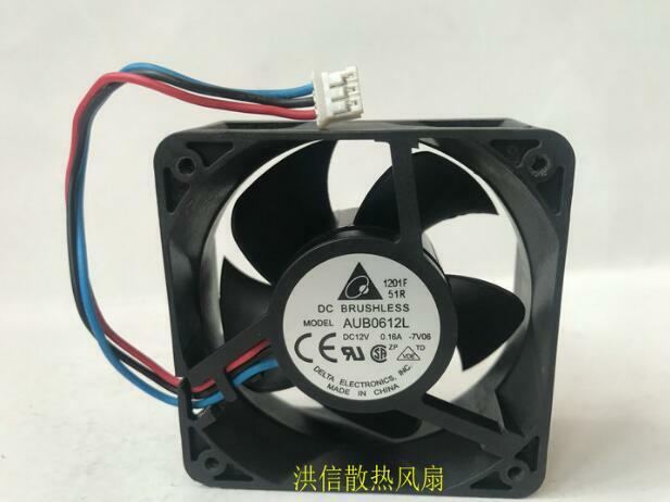 Delta 6025 AUB0612L DC12V 0.16A 6CM3 line mute cooling fan
