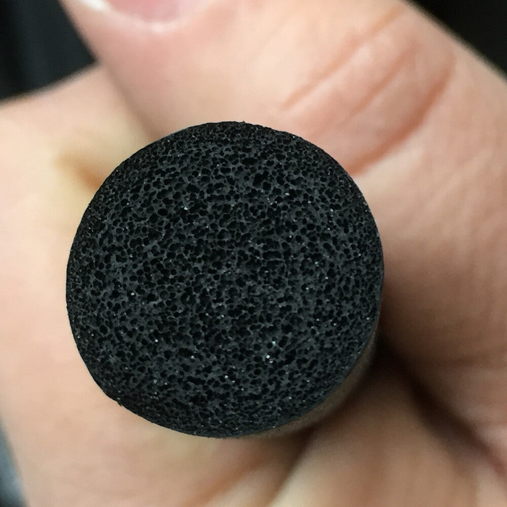 EPDM Foam Rubber Window Door Round Seal Cord Strip Dia 2.5mm Length 30FT Black