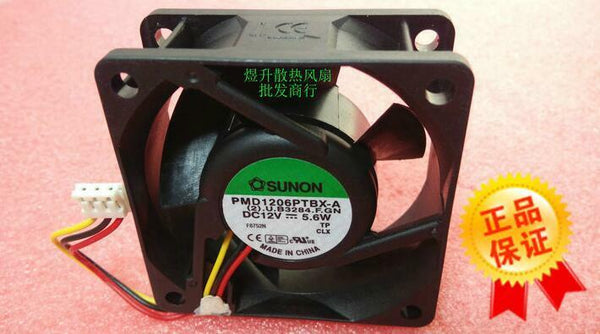 SUNON 6025 DC 12V 5.6W 60*60*25MM 6cm PMD1206PTBX-A 3-wire cooling fan