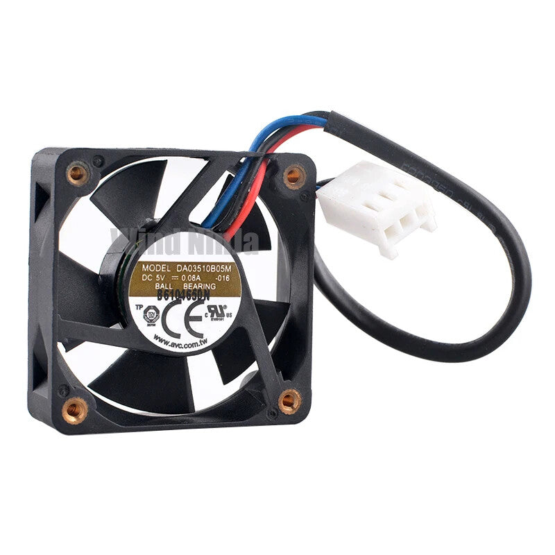 DA03510B05M 35mm 35x10mm DC5V 0.08A 3pin 12000rpm Dual ball bearing cooling fan