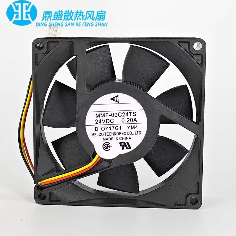 Mitsubishi MMF-09C24TS 9025 24V 0.20A 90*90*25MM 3-Pin Inverter Cooling Fan