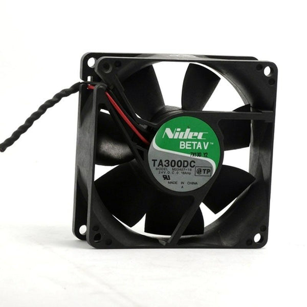 Nidec TA300DC M33407-16 80*80*25mm DC 24V 0.18A 2-Lines Inverter Cooling Fan