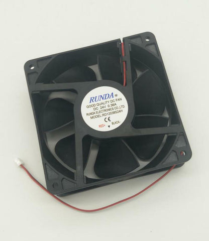 For RUNDA RD12038S24H DC 24V 0.36A 120x120x38mm 2-wire Server Cooler Fan