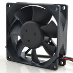 Delta AFB0812H -F00 80*80*25mm DC 12V 0.24A 2-pin Axial Case Cooling Fan