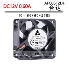 For DELTA AFC0612D 60mm fan 6025 60x60x25mm 12V 0.60A 4-wire 4Pin cooling fan