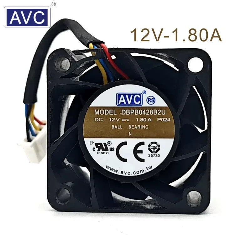 1PCS AVC DBPF0428B2U 12V DC 1.8A 4CM 4028 4-Wire Cooling Fan